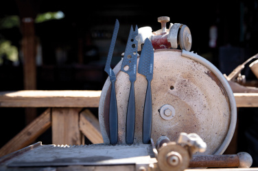 Logotrade promotional product picture of: BOSKA Cheese Knife Set Monaco+ Black