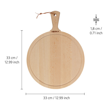 Logo trade promotional products picture of: BOSKA Serving Board Round Amigo L