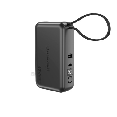 Logo trade advertising products image of: Urban Vitamin Eureka hybrid GANcharger 10000mah powerbank65W