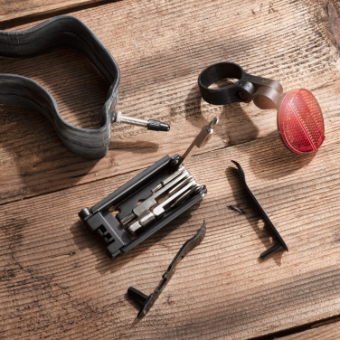Logo trade promotional gifts image of: Set of bike tools MERAPI Schwarzwolf