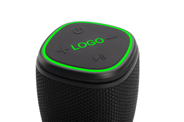 Logo trade promotional product photo of: Bluetooth speaker HERMON Schwarzwolf