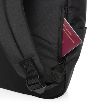 Logo trade advertising product photo of: Swiss Peak Aware™ RPET Leonard 15.6 inch laptop backpack