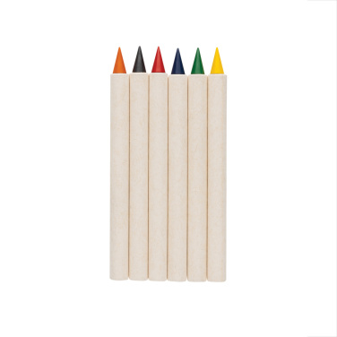 Logo trade advertising products image of: Micki GRS infinity 6pc colouring pencil set