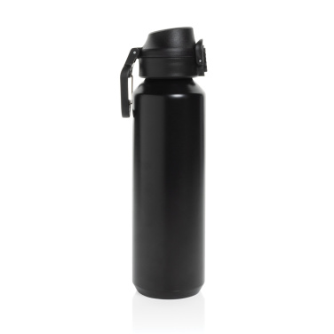 Logo trade promotional merchandise picture of: Via RCS Re-steel lockable sport bottle 600ML