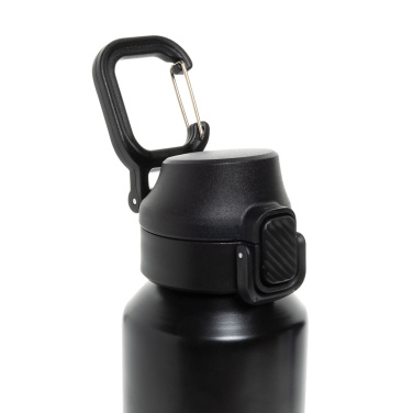 Logo trade promotional gifts picture of: Via RCS Re-steel lockable sport bottle 600ML