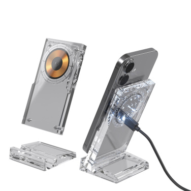 Logotrade promotional merchandise photo of: Magcharge 15W magnetic wireless charging stand