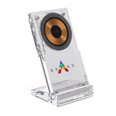 Logo trade corporate gifts image of: Magcharge 15W magnetic wireless charging stand
