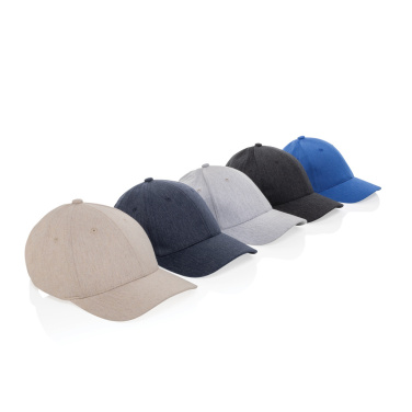 Logo trade corporate gifts picture of: Milo AWARE™ recycled heather 6 panel cap 200gr