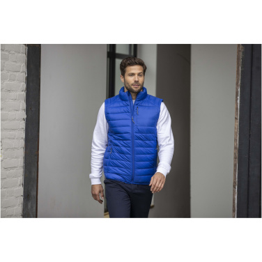 Logo trade promotional merchandise photo of: Pallas men's GRS recycled insulated bodywarmer
