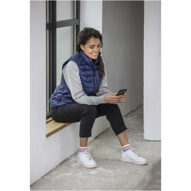 Logo trade promotional products image of: Pallas women's GRS recycled insulated bodywarmer