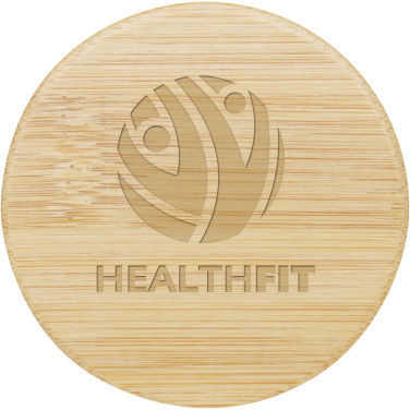 Logo trade promotional items picture of: Lustre bamboo mirror