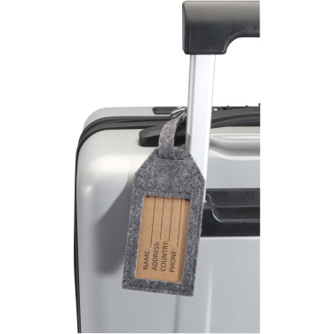 Logo trade promotional giveaway photo of: Tie luggage tag