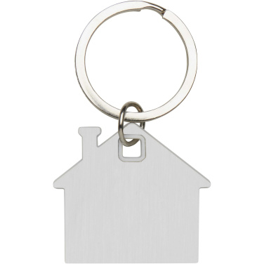 Logotrade business gift image of: Nook house-shaped keychain