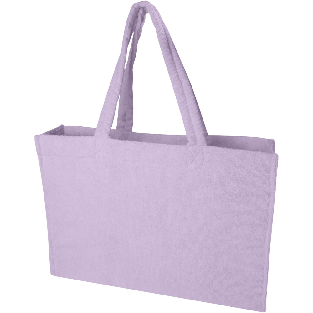 Logotrade advertising product picture of: Siam GRS recycled terry beach tote bag 13L