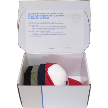Logotrade promotional item image of: Recycled caps sample box