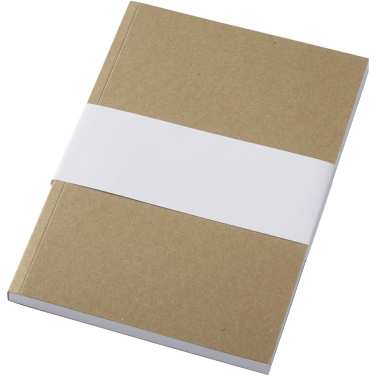 Logotrade corporate gift picture of: Novella Austen A5 recycled soft cover kraft notebook - 100 sheets