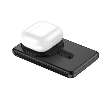 Logotrade promotional merchandise image of: Urban Vitamin Redwood 5in1 5000mah 20W PD magnetic powerbank