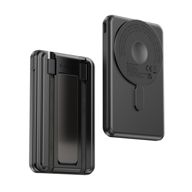 Logotrade promotional item image of: Urban Vitamin Redwood 5in1 5000mah 20W PD magnetic powerbank