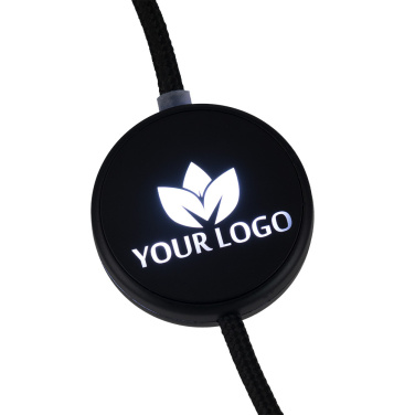 Logo trade corporate gifts picture of: Cable 4in1 with illuminated logo - LH-ZM02