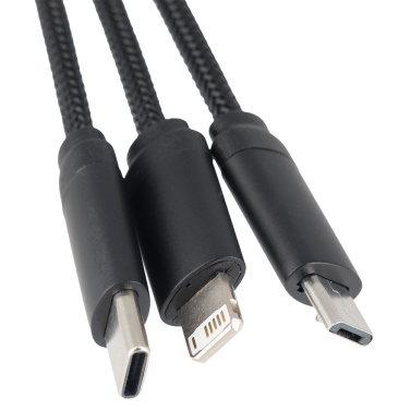 Logotrade promotional item image of: Big cable 4in1 with illuminated logo - i5w