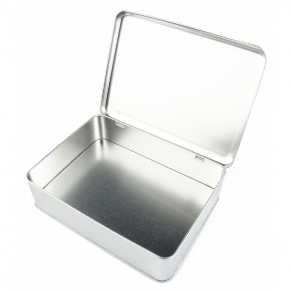 Logo trade promotional giveaways picture of: Metal box 18x12,6x4 cm