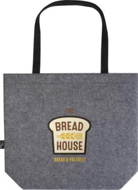 Logotrade promotional gift image of: Felta GRS recycled felt gusset tote bag 20L