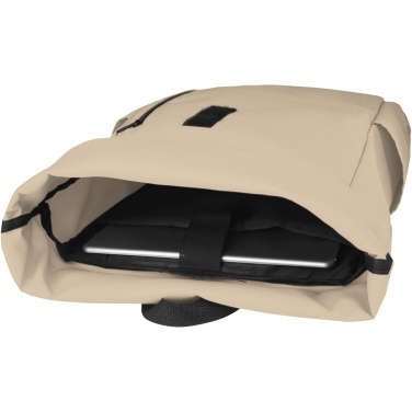 Logotrade promotional gifts photo of: Byron 15.6" GRS RPET roll-top backpack 18L