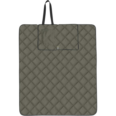 Logo trade business gift photo of: Clary GRS recycled polyester picnic blanket