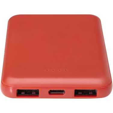 Logo trade promotional merchandise photo of: Asama 5000 mAh Type-C recycled plastic power bank