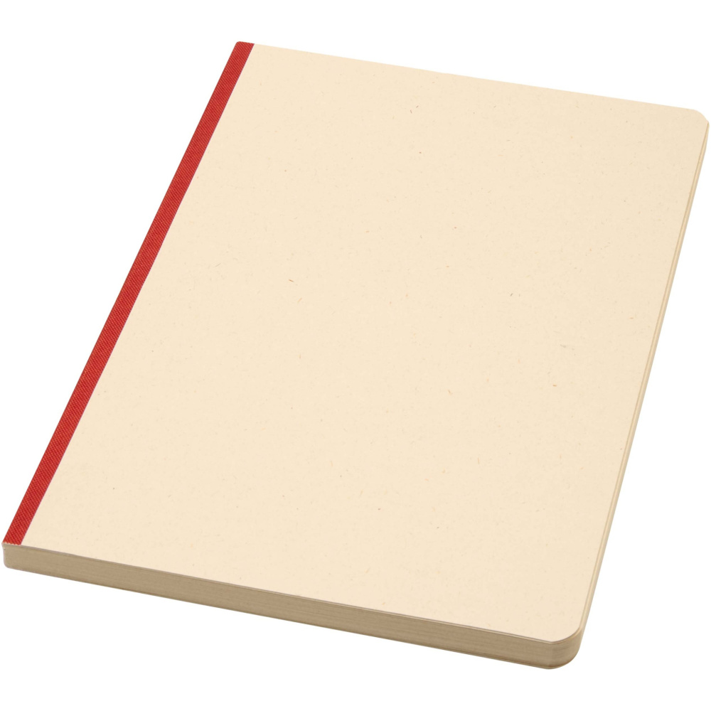 Logotrade promotional product image of: Liliana A5 sugarcane and RPET soft cover notebook