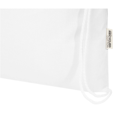 Logo trade advertising products picture of: Oregon Blend 140 g/m² GRS recycled drawstring bag 5L