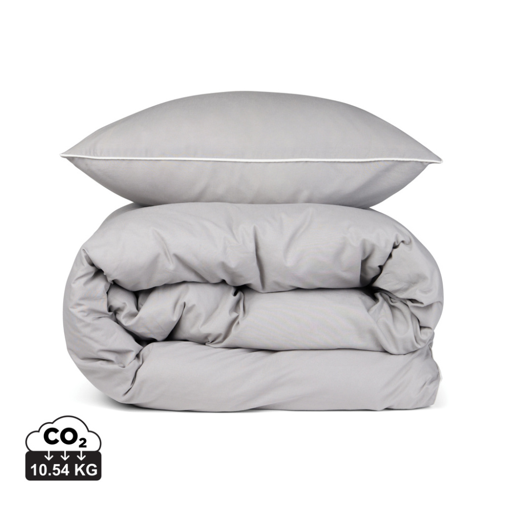 Logotrade promotional items photo of: VINGA Marston OCS organic cotton bed linen, 4 pcs set