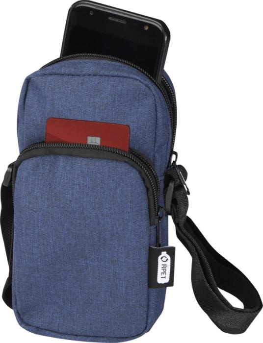 Logo trade corporate gifts picture of: Ross GRS recycled phone pouch