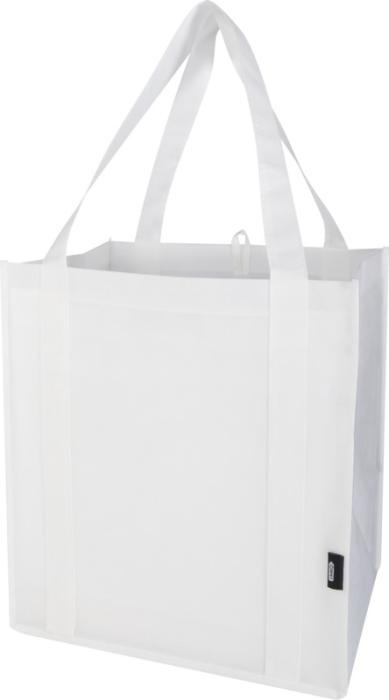 Logo trade corporate gifts image of: Liberty GRS recycled non-woven bottom board tote bag 29L