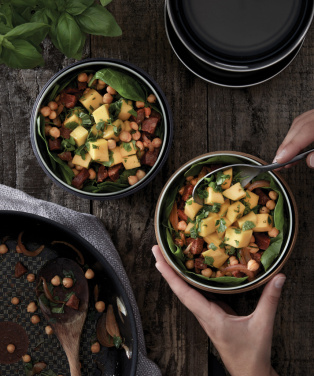 Logotrade promotional merchandise image of: Black+Blum Glass Lunch Bowl 750ml