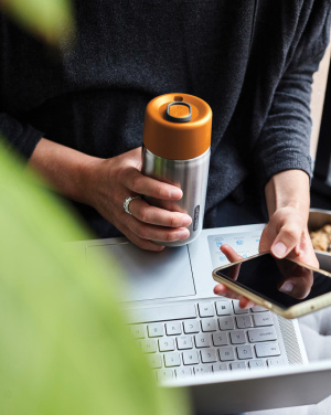 Logo trade promotional merchandise image of: Black+Blum Insulated Leakproof Travel Cup Stainless Steel