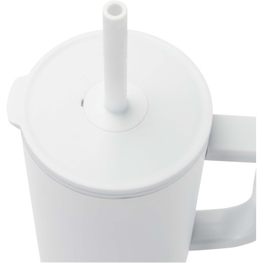 Logo trade advertising products picture of: Brady 900 ml RCS certified insulated tumbler with silicone straw