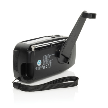 Logotrade promotional items photo of: RescueWave RCS recycled plastic emergency radio