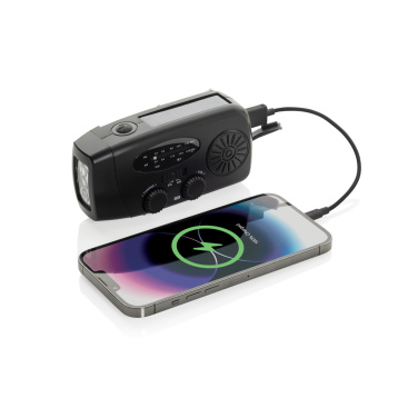 Logotrade promotional product picture of: RescueWave RCS recycled plastic emergency radio