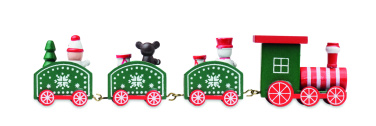 Logo trade promotional products image of: Wooden Christmas train