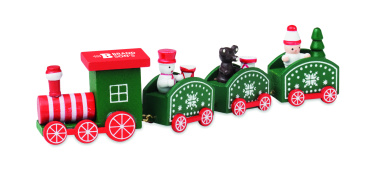 Logo trade promotional products picture of: Wooden Christmas train