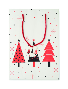 Logo trade business gifts image of: Gift paper bag large