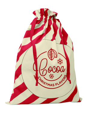 Logo trade promotional giveaways image of: Large Santa cotton bag