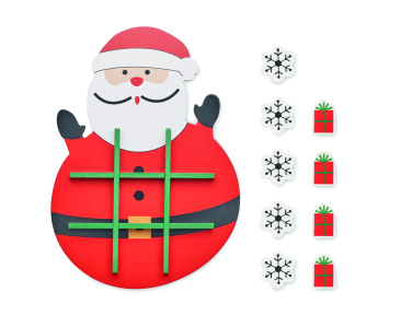 Logo trade promotional gifts picture of: Christmas wooden tic tac toe