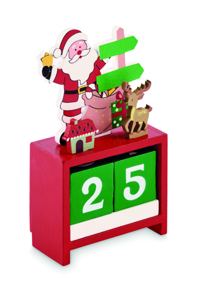 Logo trade promotional giveaways image of: Christmas countdown calendar