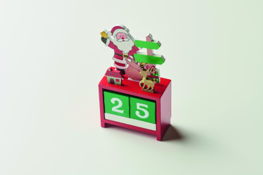 Logo trade advertising products image of: Christmas countdown calendar