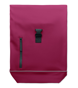 Logo trade advertising products picture of: Laptop 15" roll top PU backpack