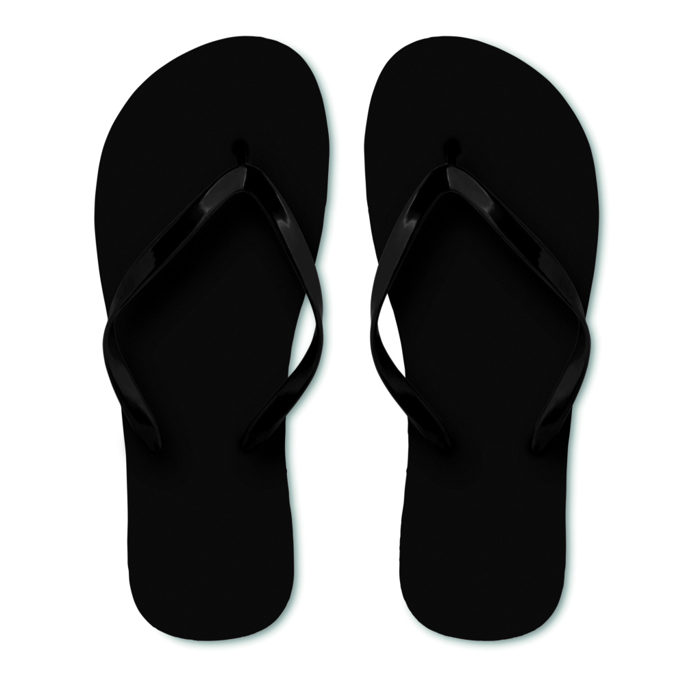 Logo trade promotional gifts picture of: EVA beach slippers L