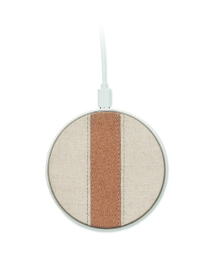 Logotrade advertising product image of: Cork wireless charger 15W