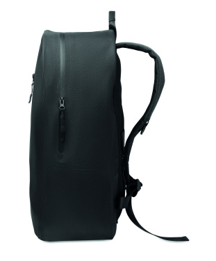 Logo trade business gifts image of: 300D RPET computer backpack